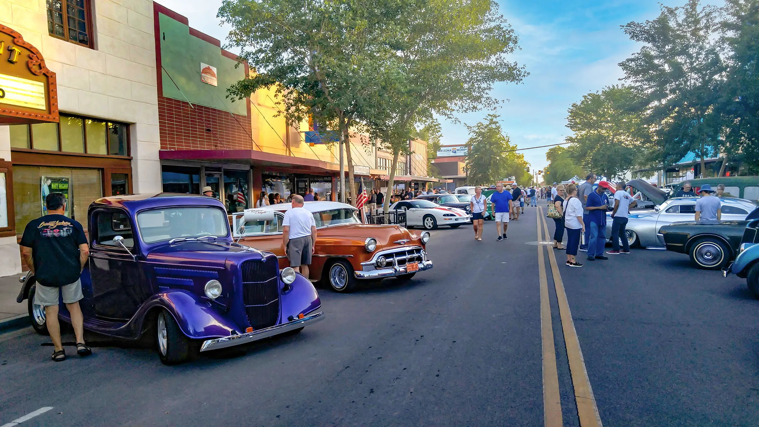 A classic car show in Casa Grade, Arizona