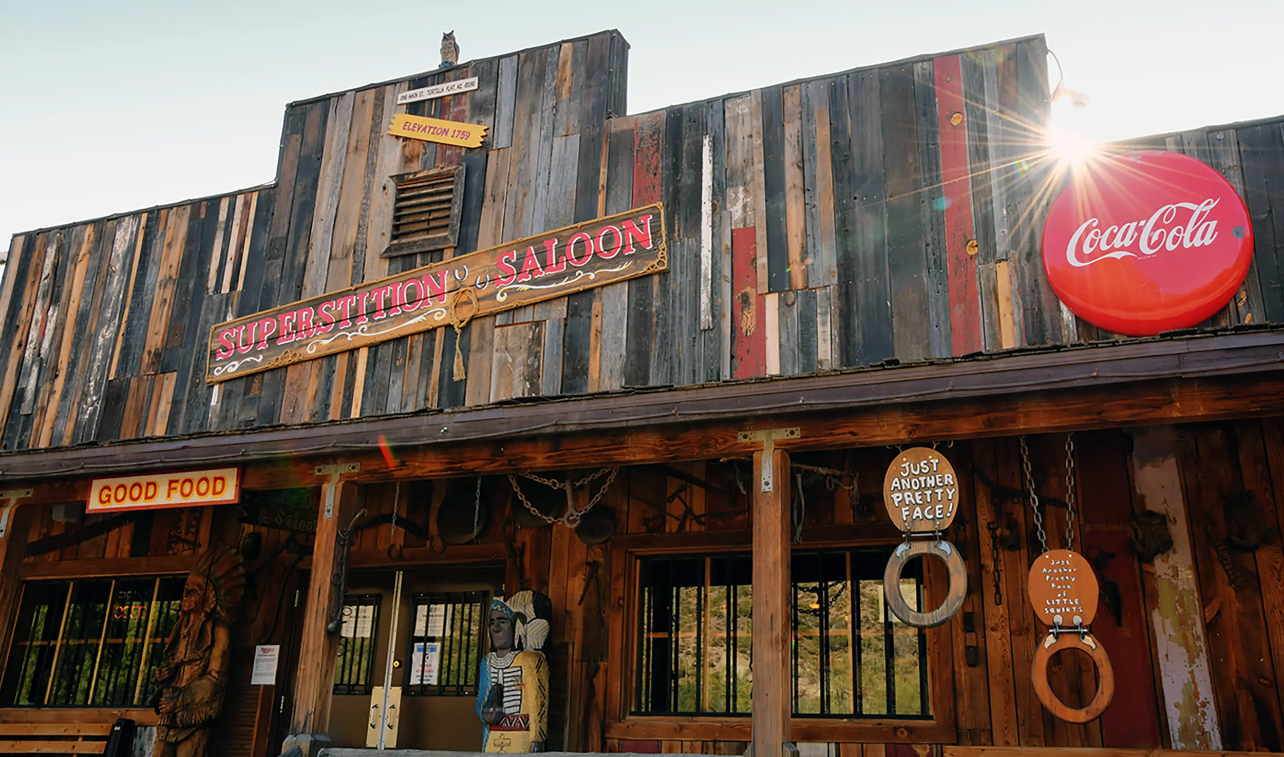 Tortilla flat, the old time west and final historic stagecoach stop on the Apache Trail