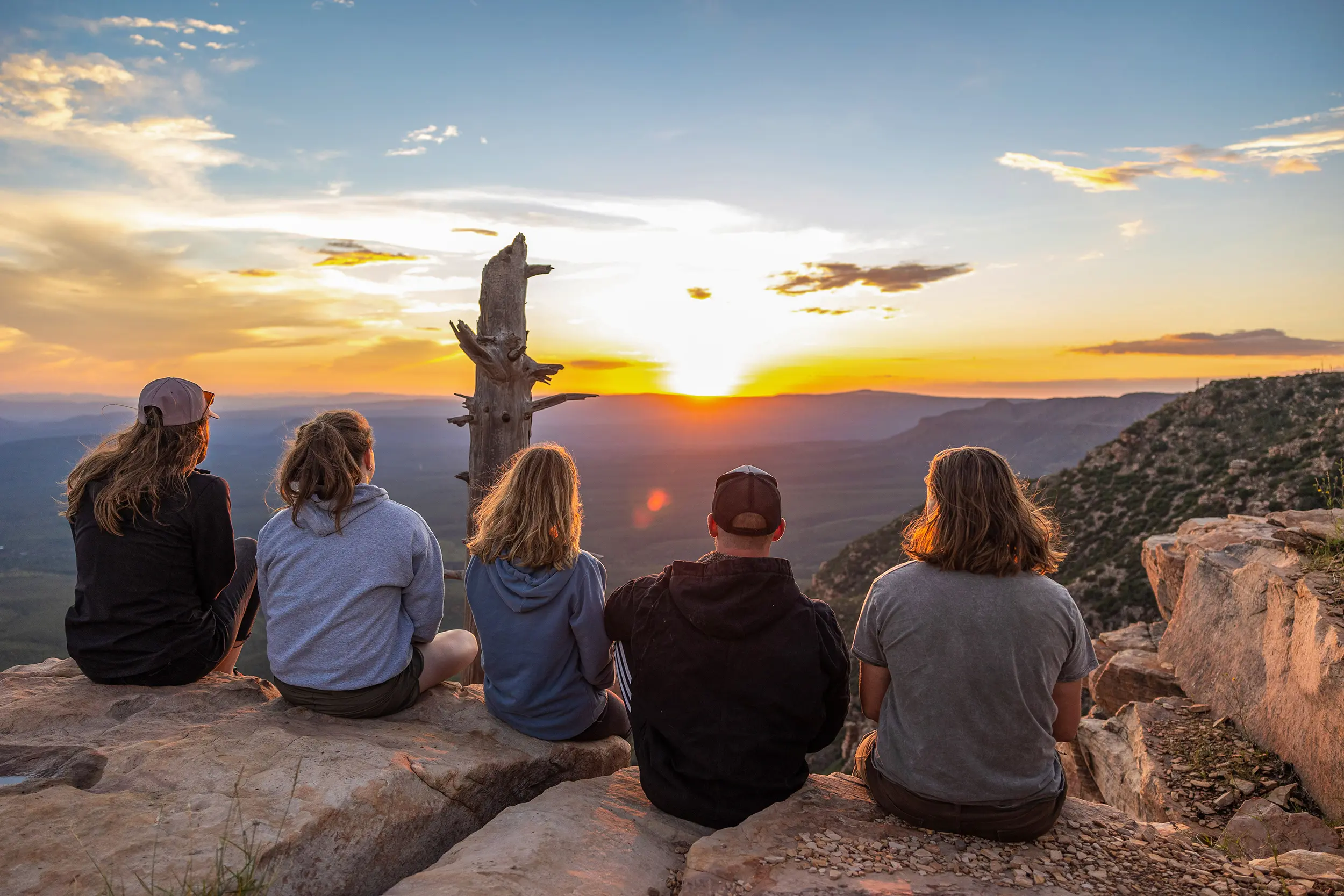 dg-payson-001 Sunset view on the edge of the Rim in Payson Arizona